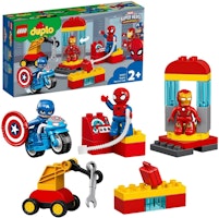 LEGO 10921 DUPLO Super Heroes Superhjältarnas labb Byggsats, Marvel Leksak med Minifigur Byggklossar