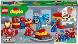 LEGO 10921 DUPLO Super Heroes Superhjältarnas labb Byggsats, Marvel Leksak med Minifigur Byggklossar