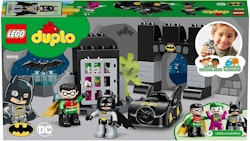 LEGO 10919 DUPLO Super Heroes Batgrottan Superhjälte Byggsats med Batman och Batmobile, Barnleksaker