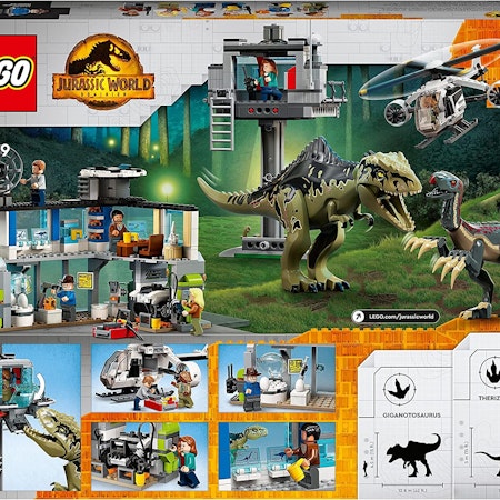 LEGO 76949 Jurassic World Giganotosaurus & Therizinosaurus