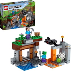 LEGO 21166 Minecraft Den ”övergivna” gruvan Byggsats med Actionfigurer, Byggklossar för Barn