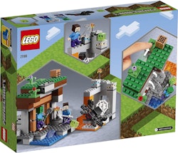 LEGO 21166 Minecraft Den ”övergivna” gruvan Byggsats med Actionfigurer, Byggklossar för Barn