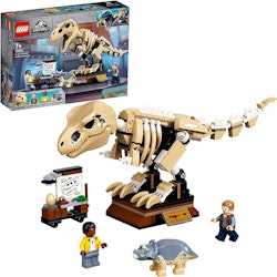LEGO 76940 Jurassic World Fossilutställning med T Rex Utgrävningsleksak, Skelett