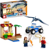 LEGO 76943 Jurassic World Pteranodonjakt Set med Dinosaurier och Leksaksbil, Presenter till Barn 4 år
