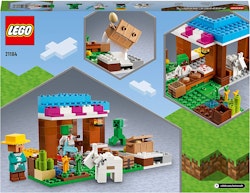 LEGO 21184 Minecraft Bageriet Byggleksaker, Modulärt Byggset,  Creeper, Diamantsvärd & Get
