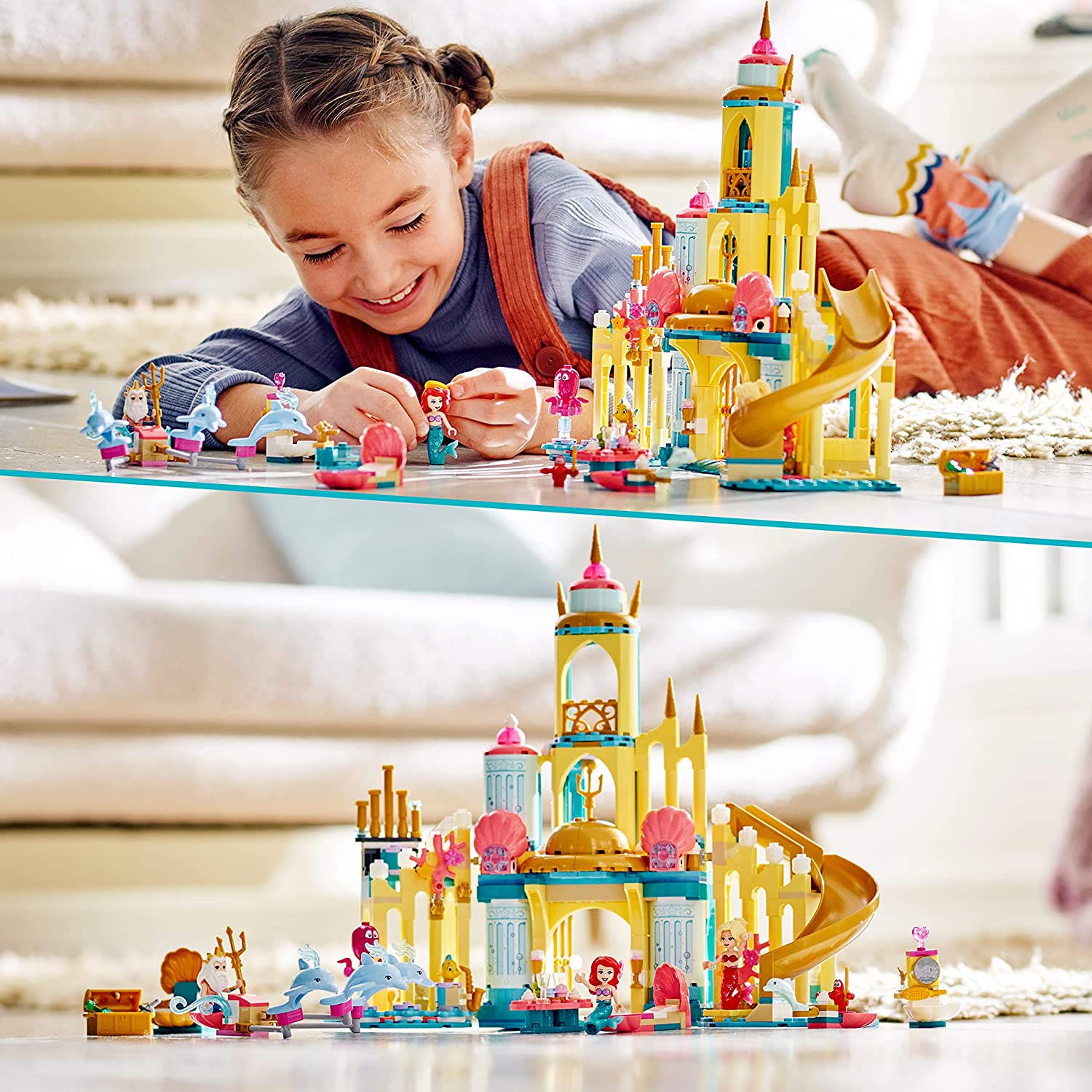 LEGO 43207 Disney Ariels undervattenspalats Den Lilla Sjöjungfrun