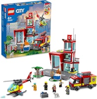 LEGO 60320 City Brandstation med Garage, Lastbil och Helikopter