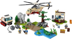 LEGO 60302 City Wildlife Djurräddningsinsats, med Helikopter, Djur