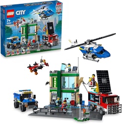 LEGO 60317 City Polisjakt vid Banken med Helikopter