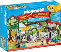 PLAYMOBIL Adventskalender Julkalender – 9262 Ridgård, hästar, häst, från 4 år