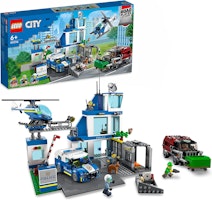 LEGO 60316 City Polisstation med Van, Sopbil och Helikopter