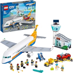 LEGO 60262 City Airport Passagerarplan Byggset med Minifigurer, Leksaksflygplan