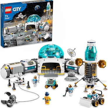 LEGO 60350 City Månforskningsbas Rymdleksak, Modellbyggsats, Rymdraket,