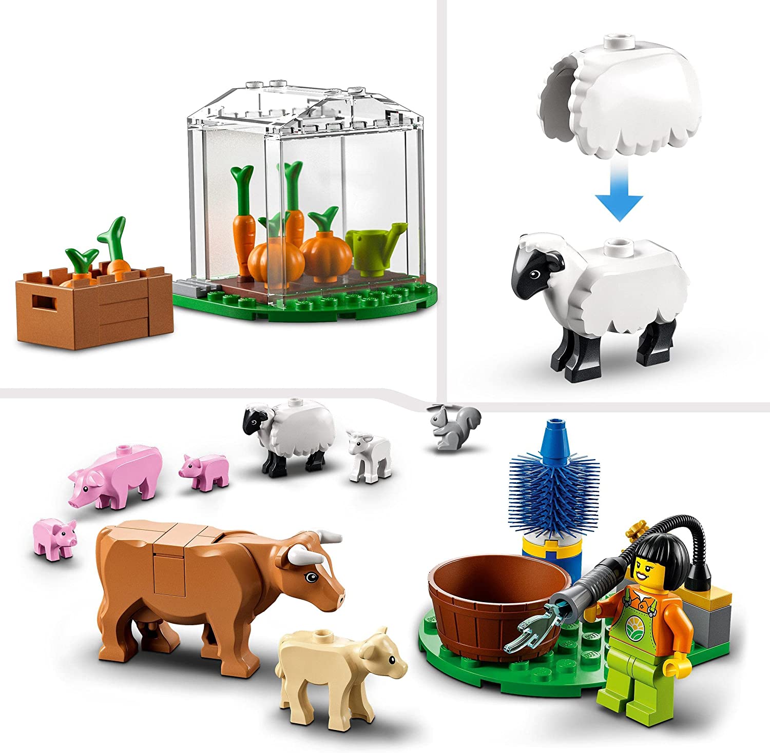 LEGO 60346 City Farm Lada och bondgårdsdjur