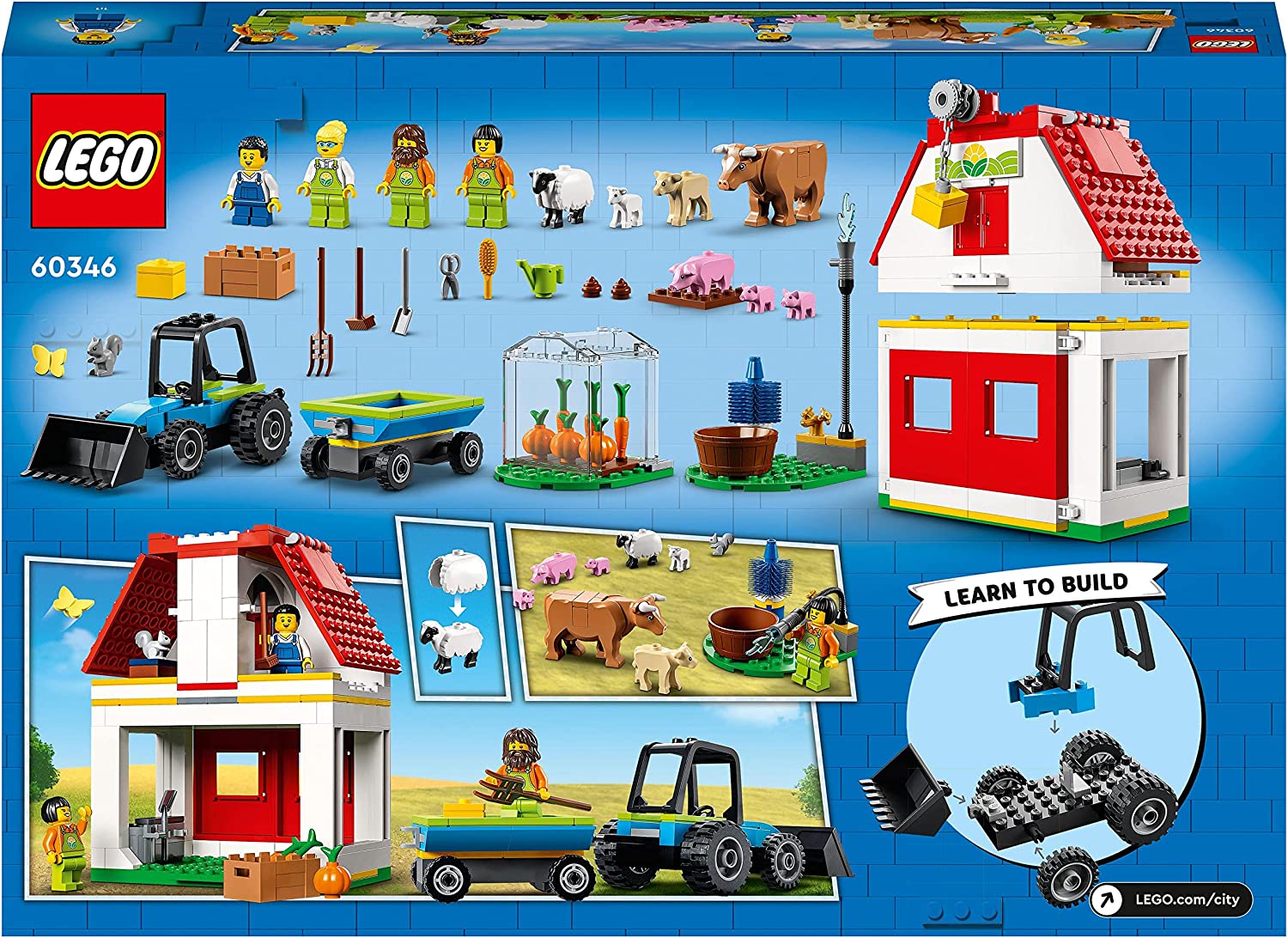 LEGO 60346 City Farm Lada och bondgårdsdjur