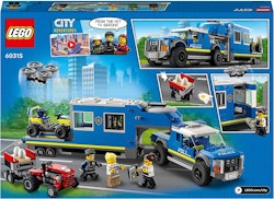 LEGO 60315 City Polisens Mobila Kommandofordon ,Fängelsetrailer, Drönare, Traktor