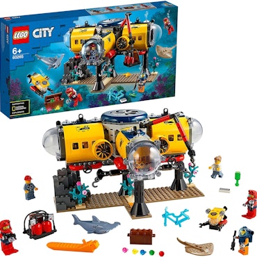 LEGO 60265 City Oceans Hav – forskningsbas, Leksaks U-båt Ubåt