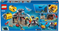 LEGO 60265 City Oceans Hav – forskningsbas, Leksaks U-båt Ubåt