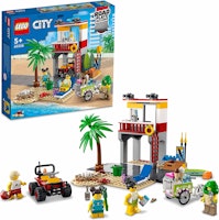 LEGO 60328 City Livräddarstation på Stranden med Fyrhjuling, Glassvagn