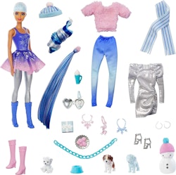 Barbie Julkalender - Color Reveal Adventskalender och Color Reveal-docka