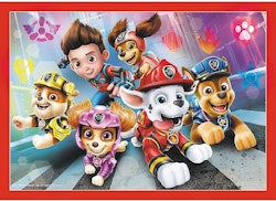 Paw Patrol Pussel 4 i 1 pussel  In The City  4 År