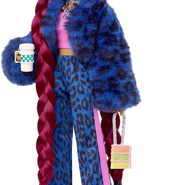 Barbie Extra Docka - Blå Jacka