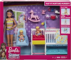 Barbie - Mamma / Barnvakt Tvillingar - Barbie Skipper Babysitters