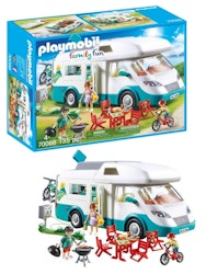 PLAYMOBIL  - Familj och husbil, campingbil, campingsemester