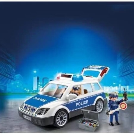 PLAYMOBIL City Action - Polisbil med ljus och ljud
