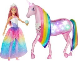 Barbie – Dreamtopia magisk enhörning med trollerilampa, beröringsfunktion, ljus och ljud