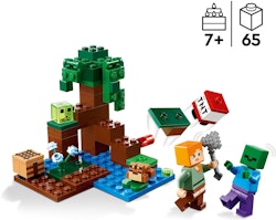 LEGO 21240 Minecraft Träskäventyret med Alex och Zombie
