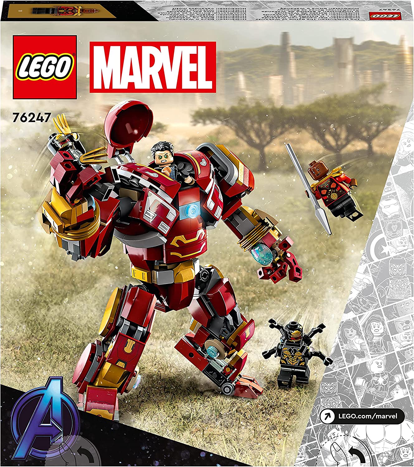 LEGO 76247 Marvel Hulkbuster: Slaget om Wakanda - Superhjälte  Robot