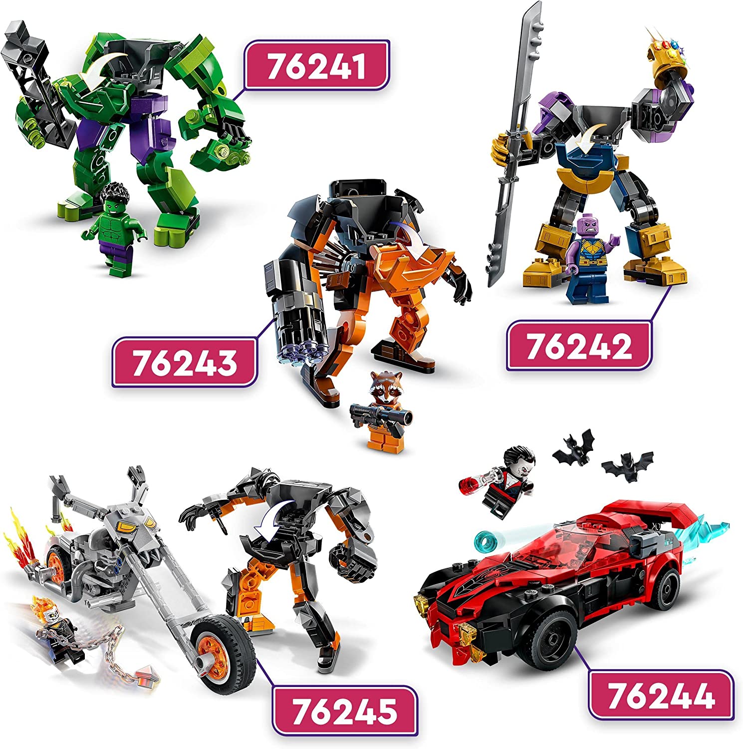 LEGO 76243 Marvel Rocket i robotrustning - Guardians of the Galaxy Robot