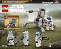 LEGO 75345 Star Wars 501st Clone Troopers Battle Pack och AV-7 Antifordonskanon,  Scener från The Clone Wars