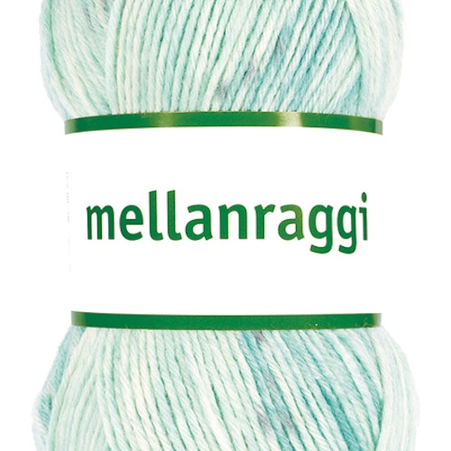 Mellanraggi 100g turquoise sea print
