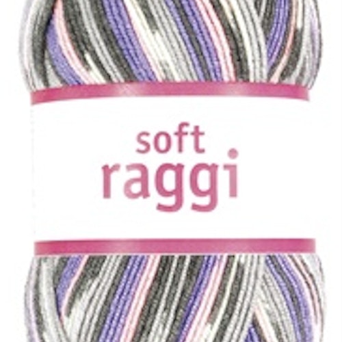 Soft Raggi Purple Gray Print