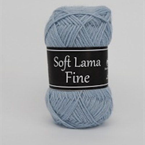 Soft Lama Fine Ljusblå