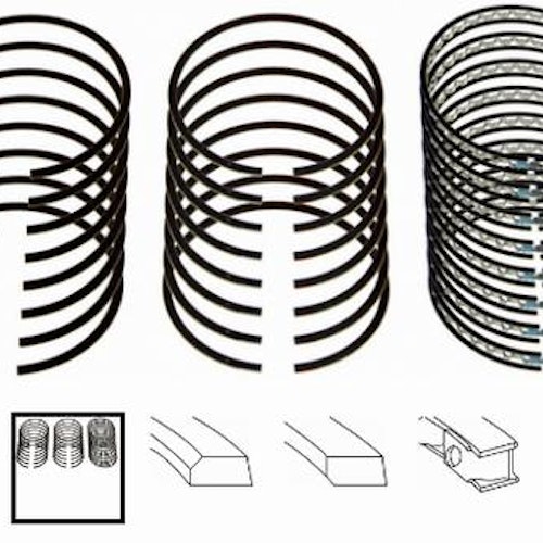 Kolvringssats E 180X 030 1961/70 360, 390