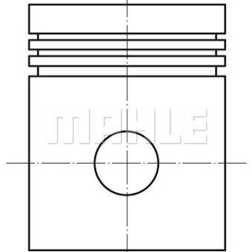 Kolvsats 03742 0,3 1979/84 Motor B23A, E