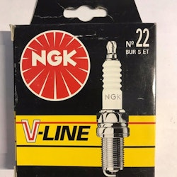 NGK 4-Pack BUR5ET V-line 22 1984-01 Golf, Jetta, Passat 1,6, 1,8 lit.