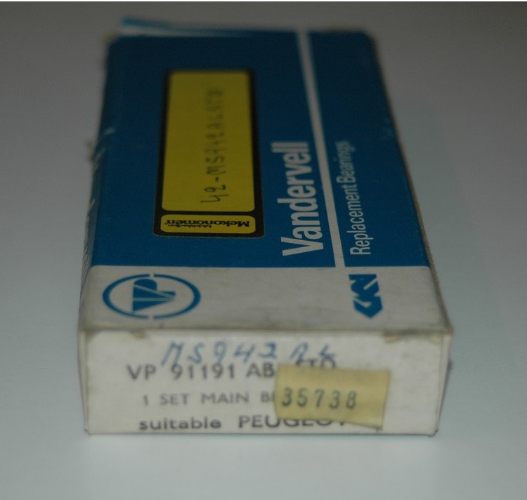 Ramlagersats VP 91191AB STD 1965/79 204,204D,304D