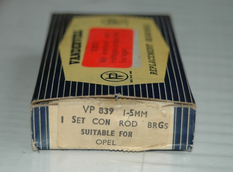 Vevlagersats VP 839 1,50 1959/63 Olympia,Rekord