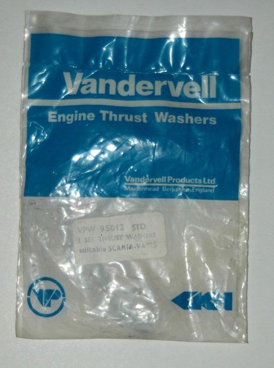 Tryckbrickor VPW 95012 STD 1962/74 D5, DS5  D8, DS8