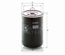 Oljefilter Mahle OC 114 Chevrolet 502 m.fl. (W936/5)