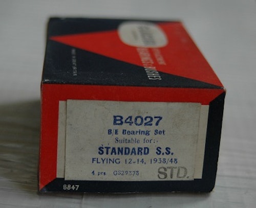Vevlagersats B 4027 STD 1938/48 Standard, SS-Jaguar