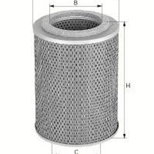 Oljefilter H 1038 1968/77 525,529,633,2500,2800,3,0