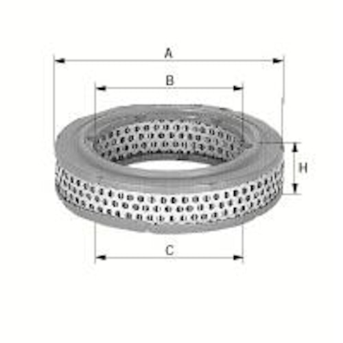 Luftfilter C 2649 1966/77 1502-2002 2500,2800,3,0