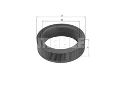 Luftfilter LX 184 1972/77 2,3 2,6 V6