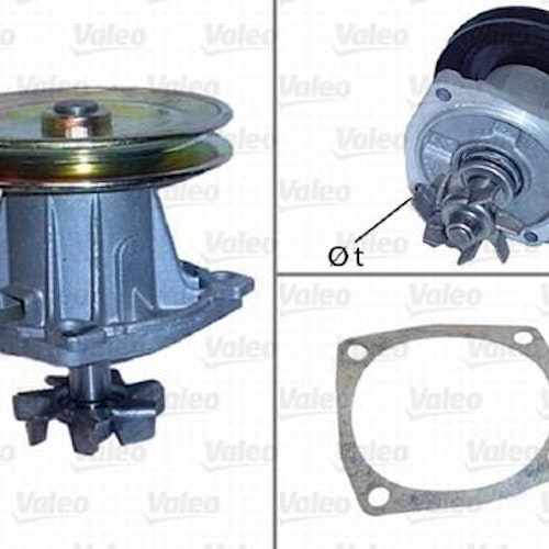 Vattenpump PA 011S 1969/80 Fiat 128 1,1 1,3 lit.