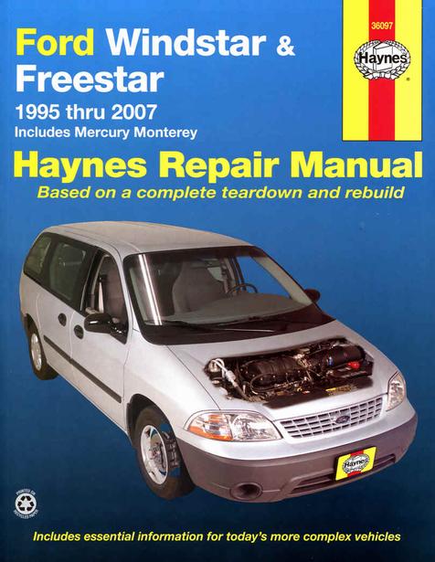 Rep. Handbok Haynes H36097 1995/07 Ford Windstar, Freestar